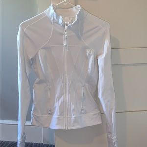 ivivva white zip up jacket